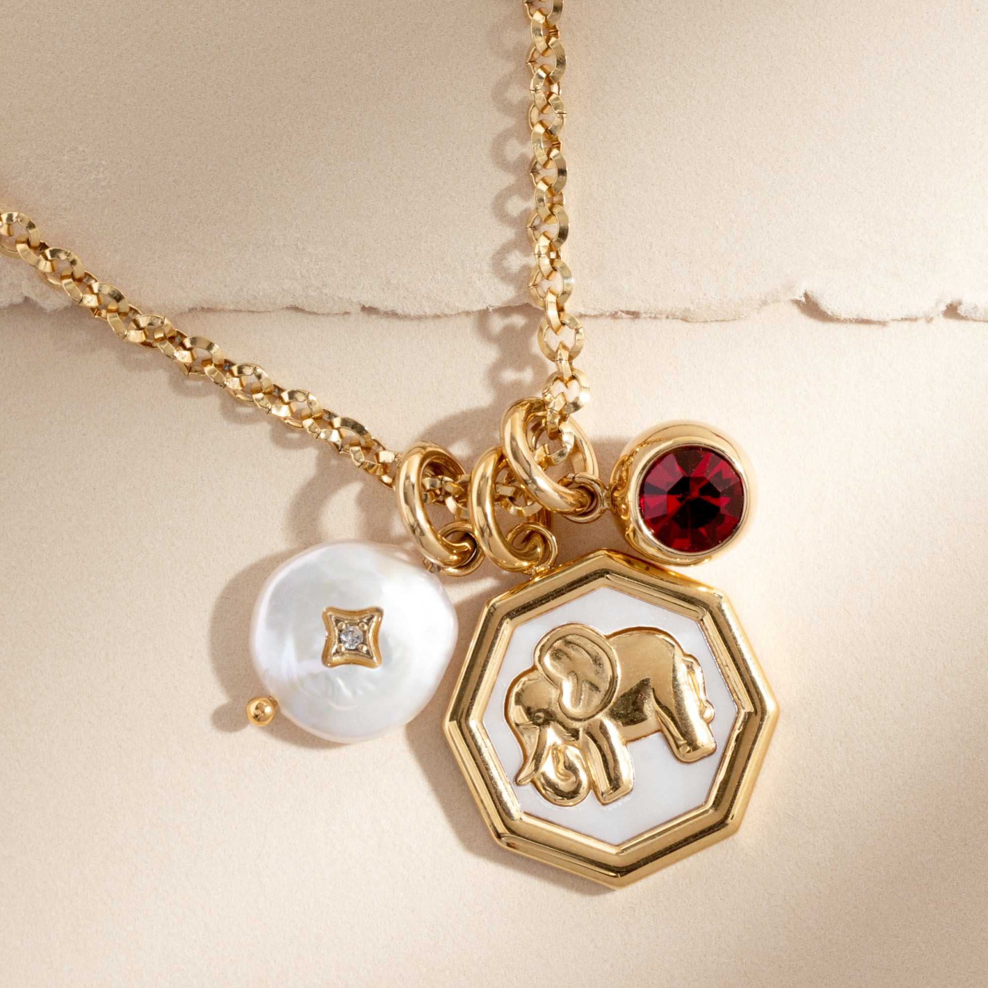 Elephant Interchangeable Charm for Jewelry Making - Handmade DIY Beading Accessories for Necklaces, Bracelets & Keychains - Perfect for Gifts & Craft Projects