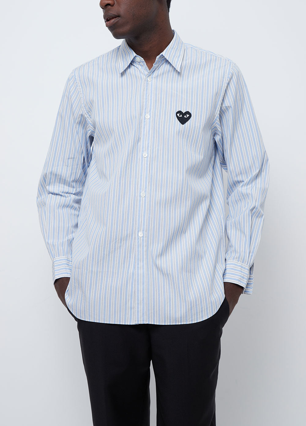 Premium B020 Long Sleeve Casual Shirt for Men - Comfortable Cotton Blend Button Down Top for Work, Office & Everyday Wear