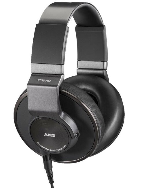 AKG K553 MKII Professional Studio Headphones - Foldable Over-Ear Design, Noise Isolation, High-Fidelity Sound - Perfect for Recording, Mixing & Music Production (Free Shipping)