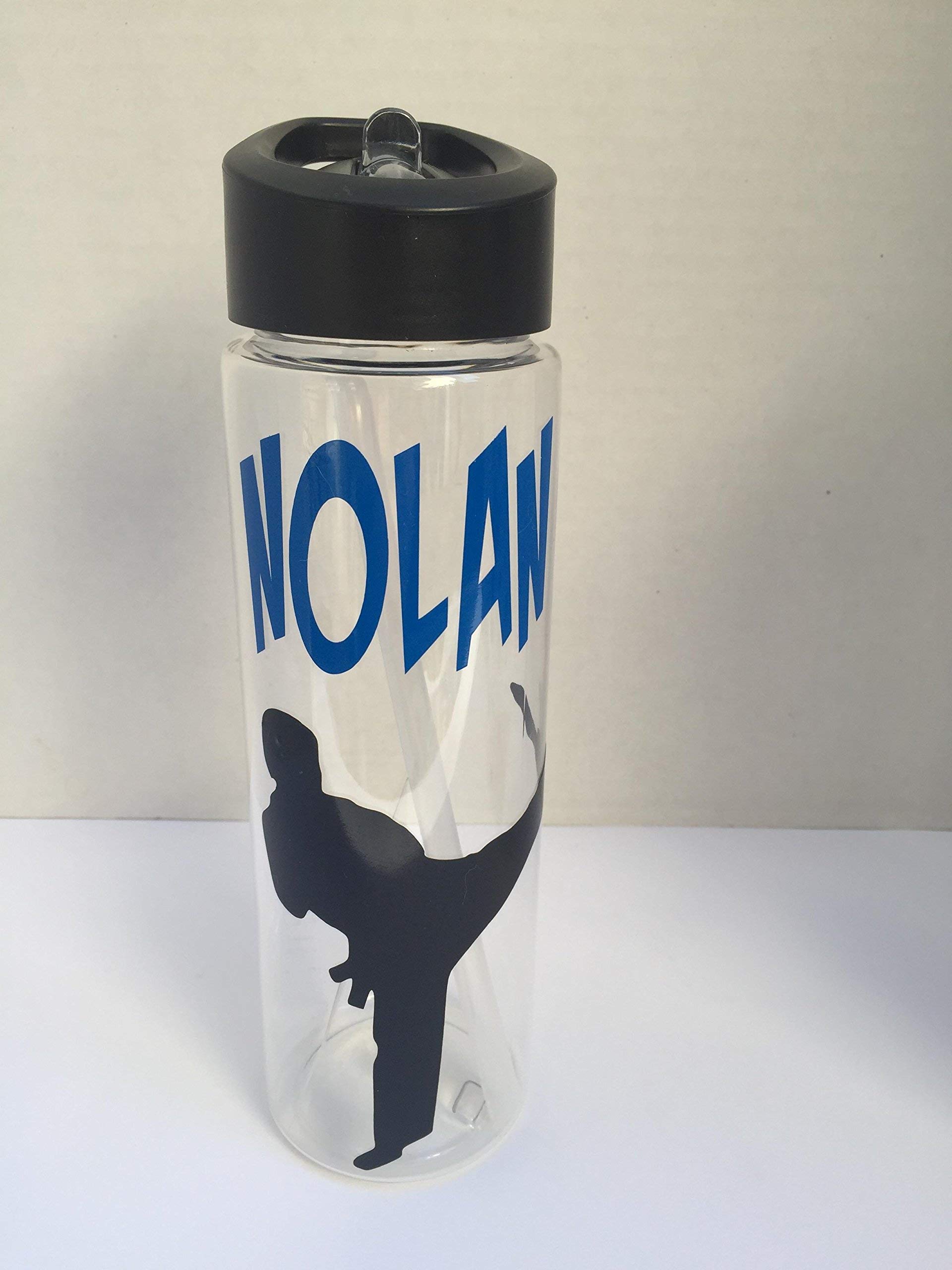 24oz Personalized Karate Water Bottle - BPA Free, Leak Proof, Insulated Stainless Steel for Sports, Gym & Martial Arts Training