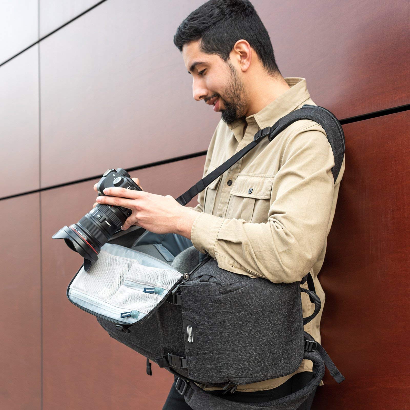 Think Tank Photo Urban Access 13 Side-loading Camera Backpack for DSLR & Mirrorless (Sony, Fuji, Canon, Nikon) – Perfect for Travel, Street & Urban Photography