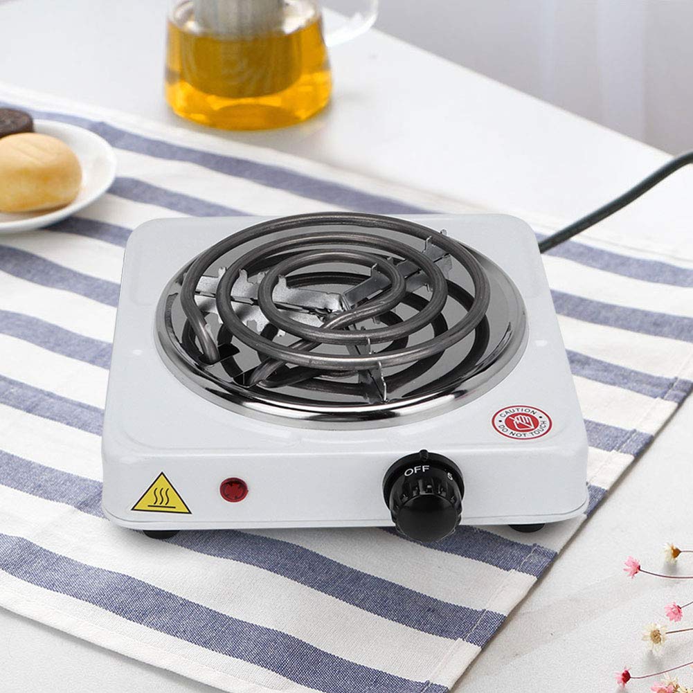Portable Mini Electric Stove for Home & Kitchen - 110V US Standard Safe Hot Plate for Cooking, Boiling, Hot Pot & Small Meals - Perfect for Dorms, Camping & Emergency Use