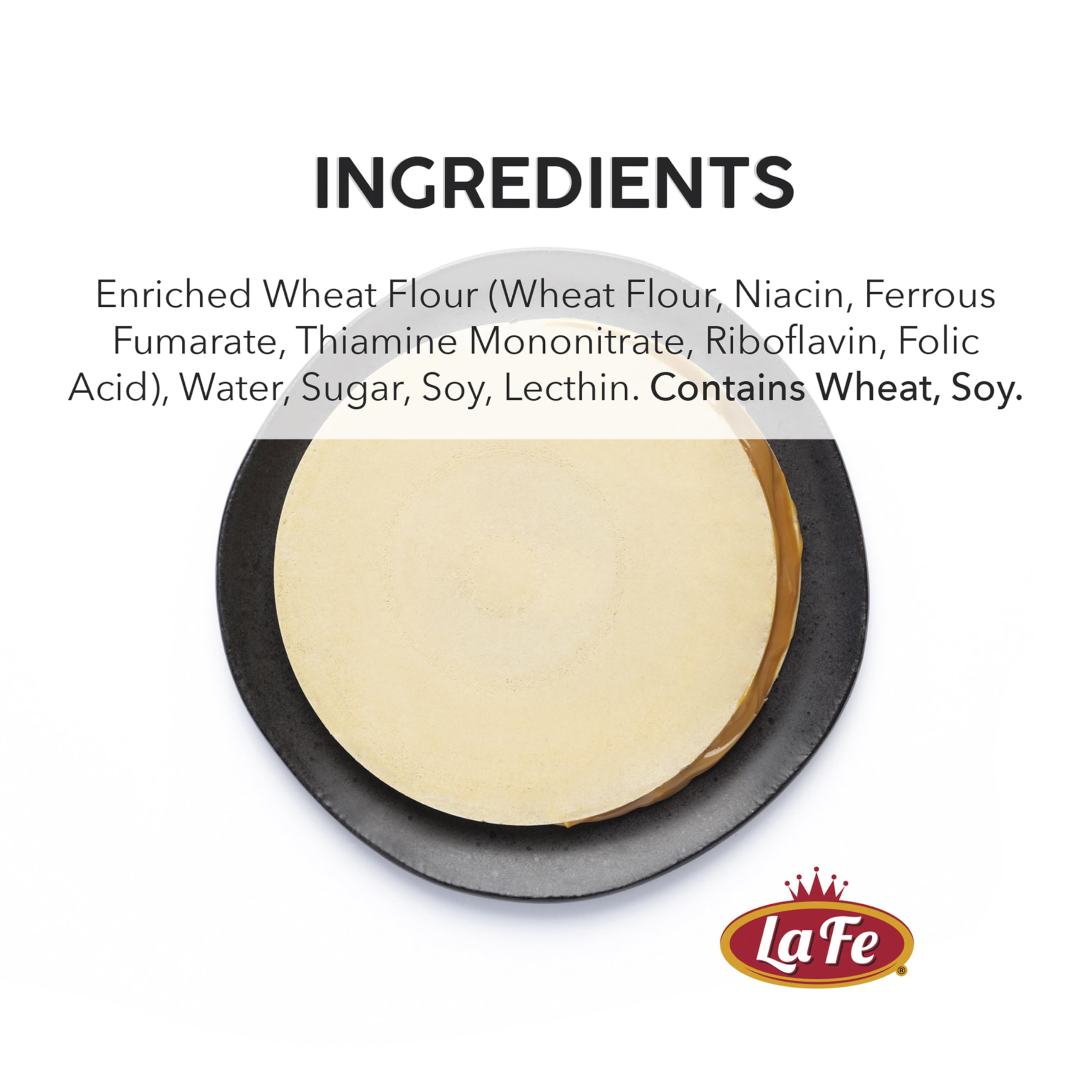 La Fe Obleas Con Arequipe 6.81 oz - 3 Pack | Colombian Flour Wafer with Caramel Spread | Authentic Latin Snacks for Parties, Desserts & Coffee Time