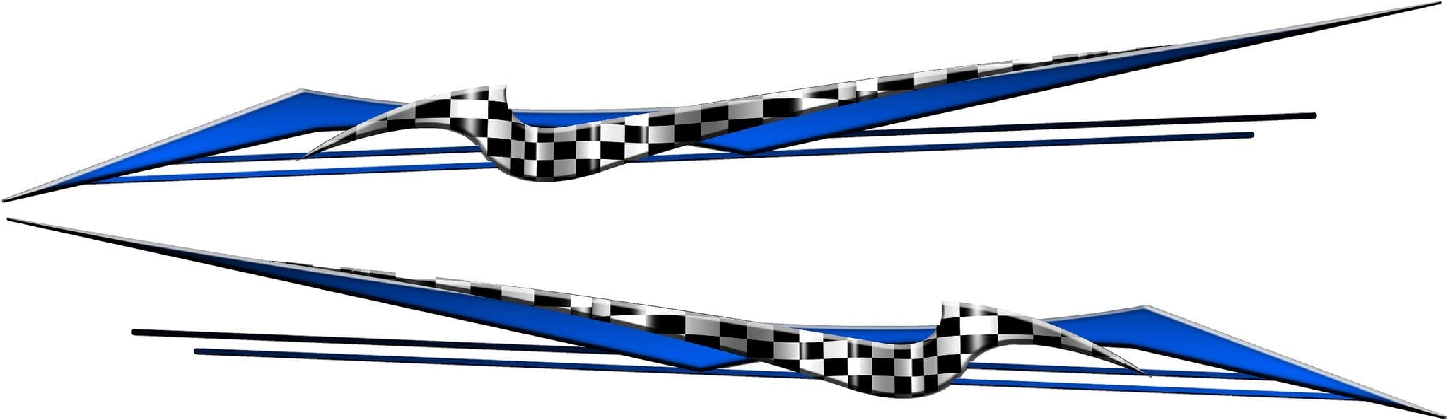 Astro Checkered Flag Racing Stripe - Premium Truck Decal Kit for Cars & Pickups | High-Quality Vinyl Stickers for Vehicle Customization & Racing Enthusiasts