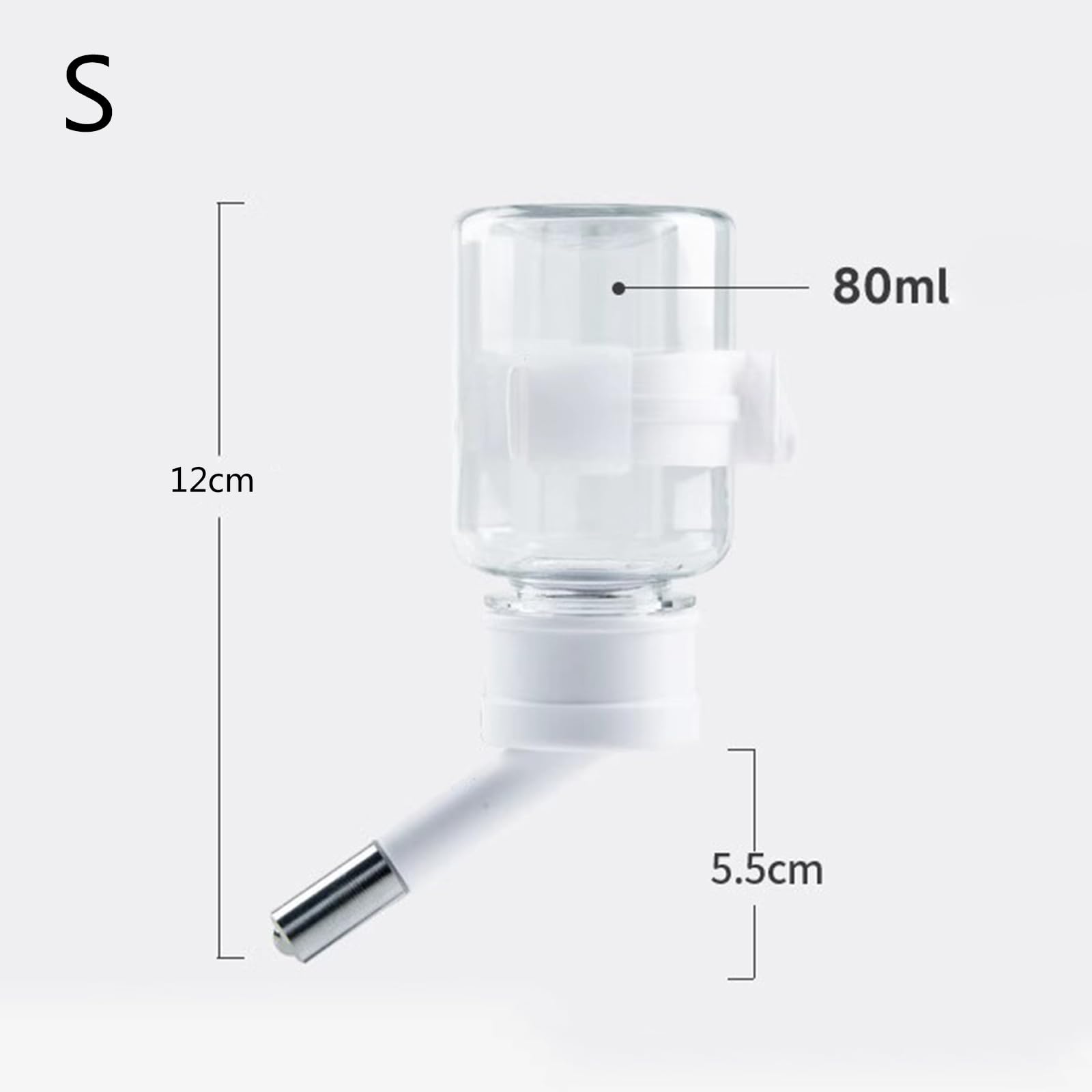 Hamster Water Bottle - Automatic Small Pet Water Dispenser for Hamsters, Guinea Pigs, Mice & Rodents - Leak-Proof Drinking Feeder for Cage Accessories (Great for Travel & Home Use)