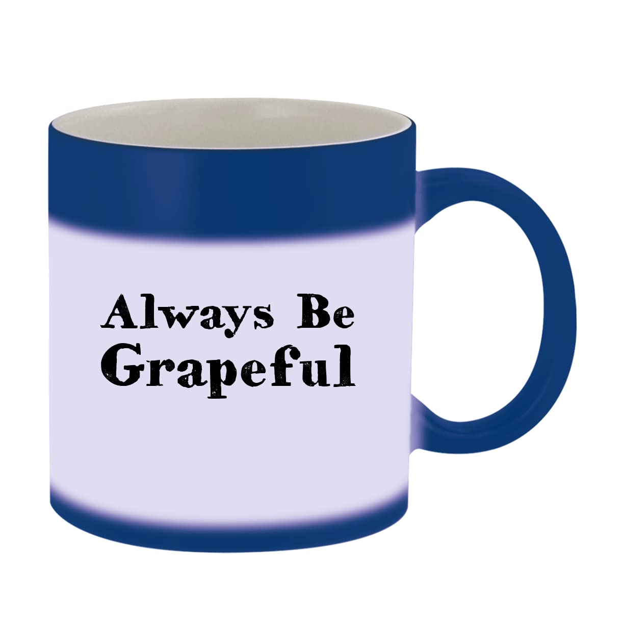 11oz Color Changing Ceramic Mug - Turns Blue When Hot, Perfect for Coffee & Tea Lovers - Great Gift for Holidays & Office Use