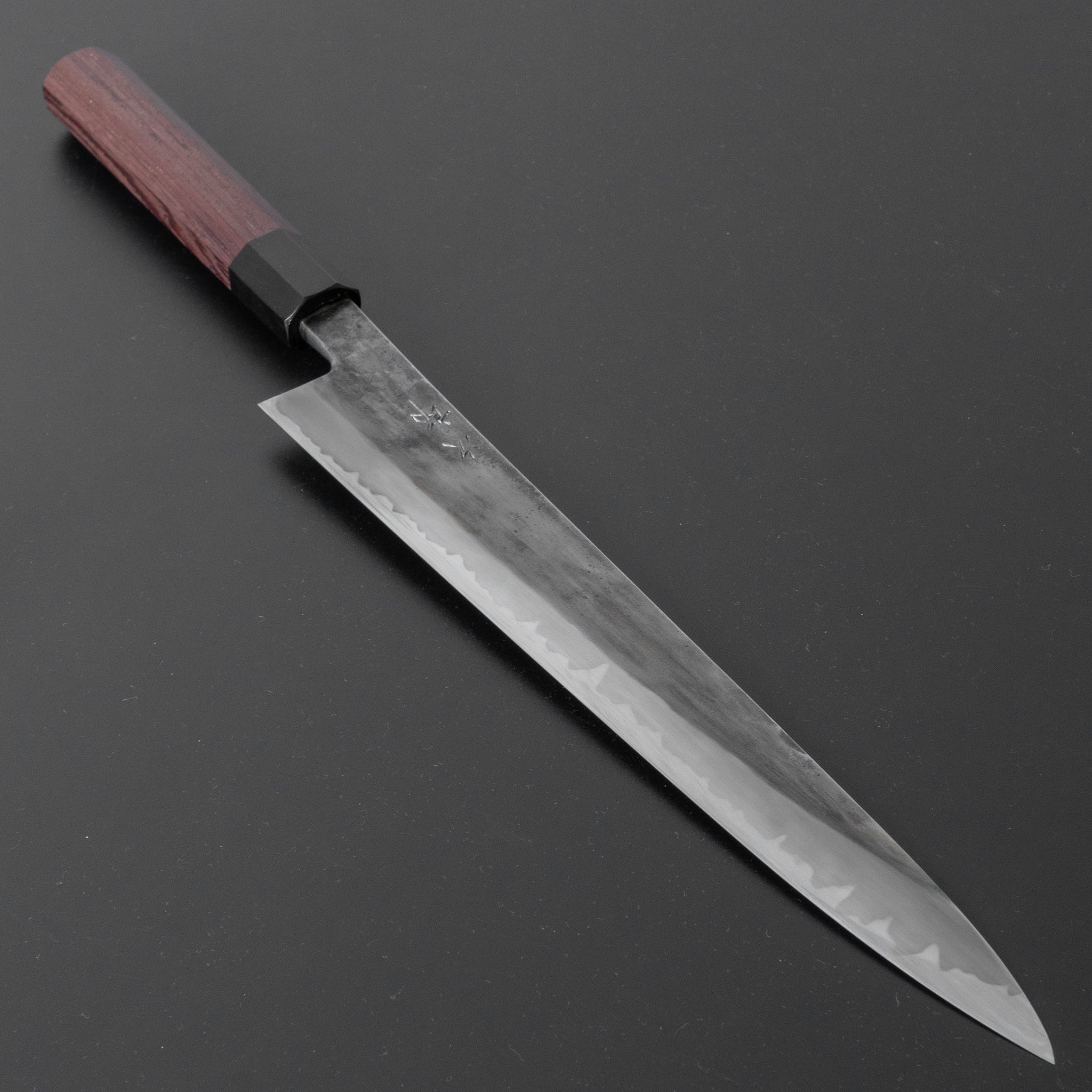 Premium Jiro Tsuchime Wa Sujihiki 270mm Japanese Slicing Knife - Taihei Tagayasan Wood Handle (#142) - Perfect for Sushi, Sashimi & Meat Carving