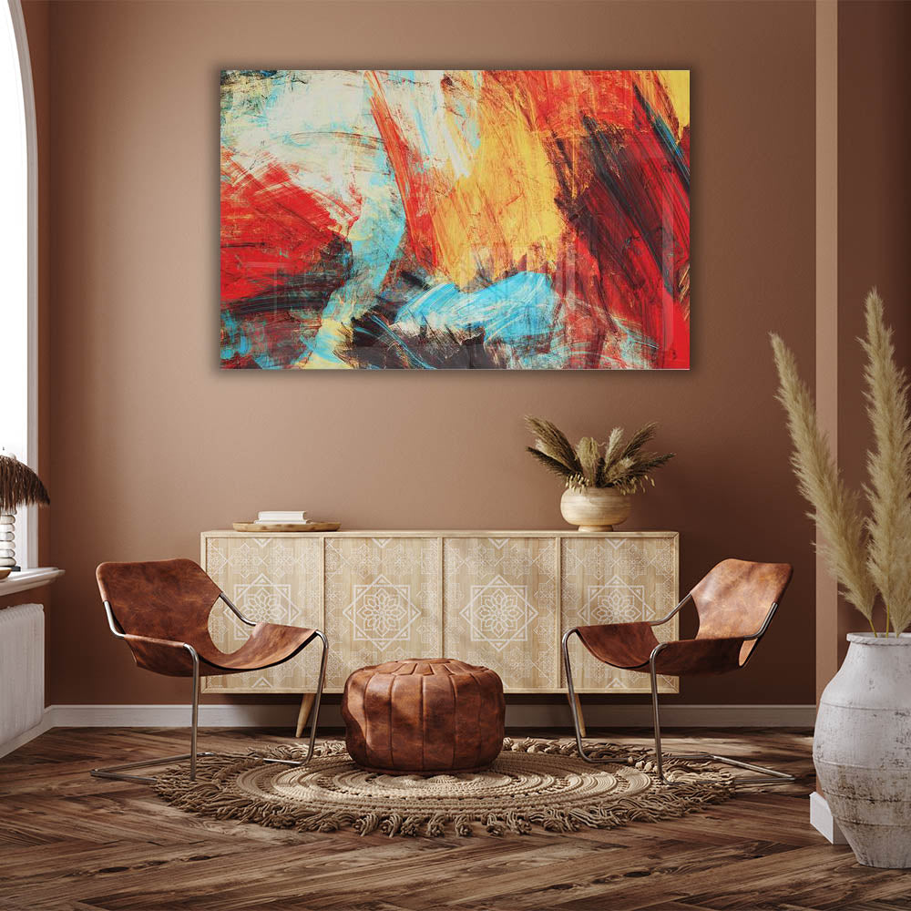 Abstract IV Art Print - Modern Abstract Wall Decor for Living Room, Bedroom & Office - Premium Canvas Painting for Home & Office Decoration - Perfect for Gifts & Interior Design