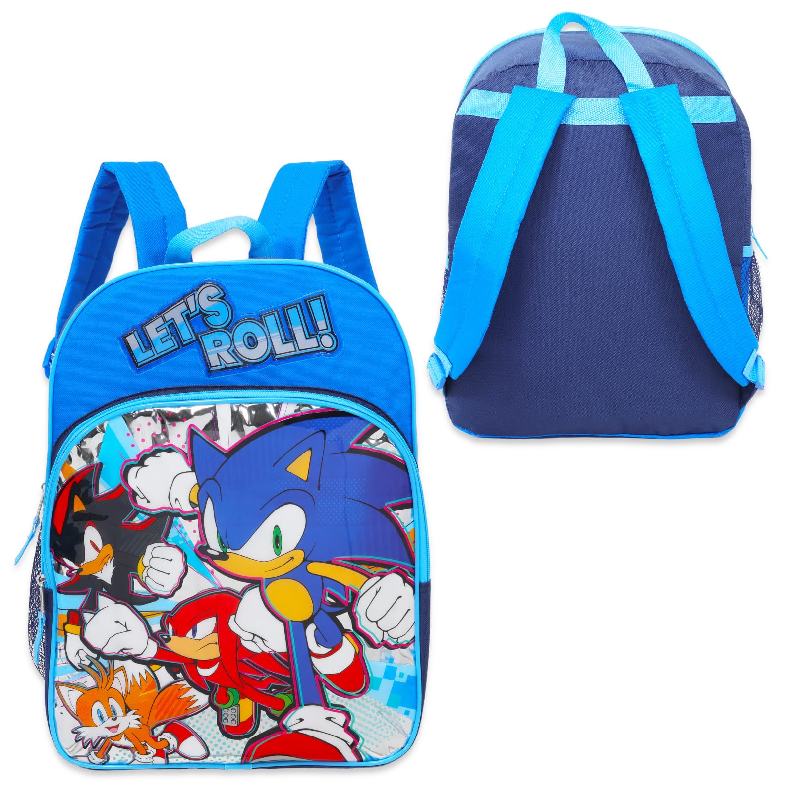 Sonic The Hedgehog Backpack Set for Boys - 16