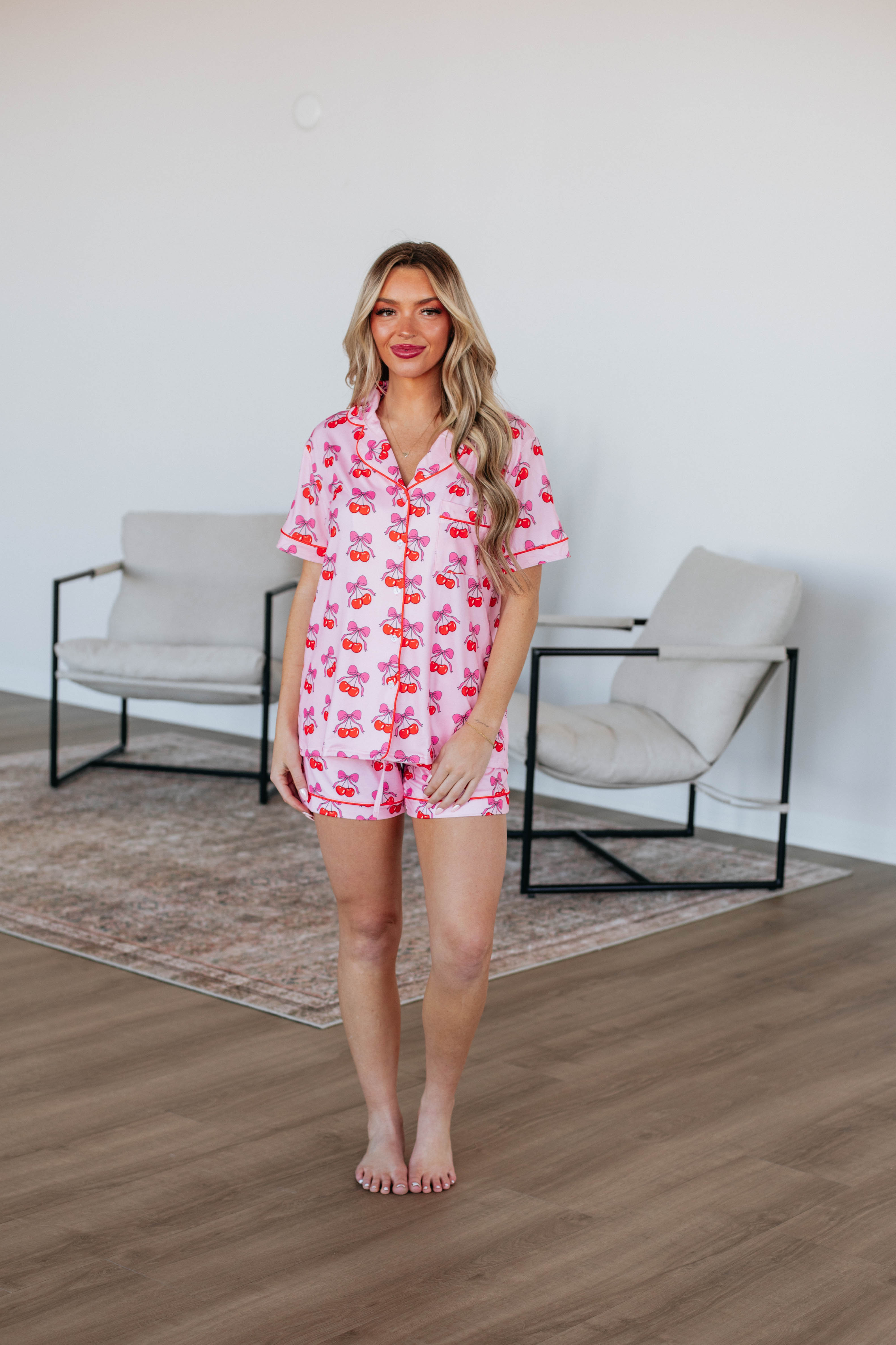 Cozy Girls' Pajama Set - Soft Cotton Sleepwear for Women & Teens - Perfect for Sleepovers, Movie Nights & Relaxing at Home