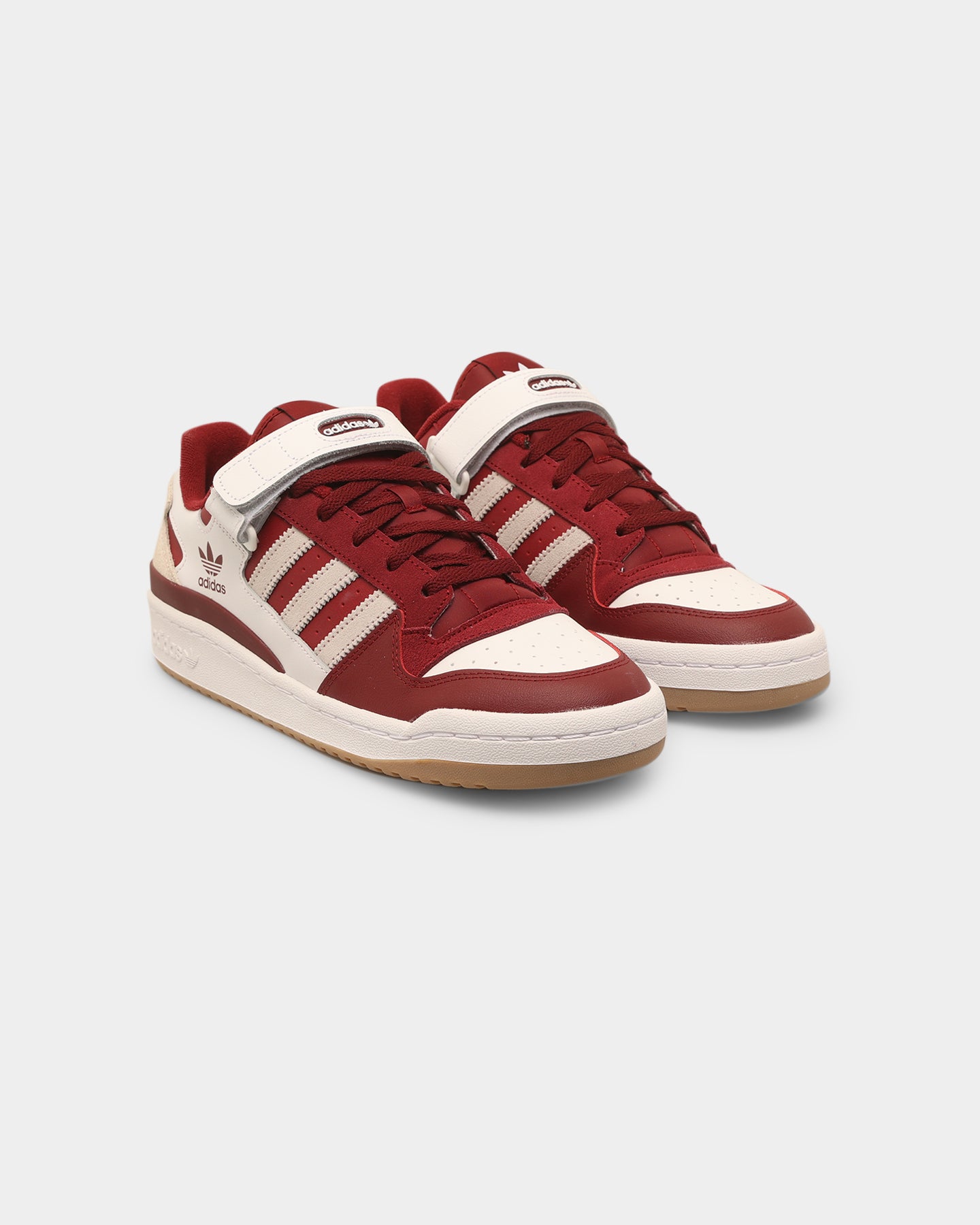 Adidas Forum Low Sneakers - Collegiate Burgundy | Men's Casual Shoes for Walking, Running & Street Style