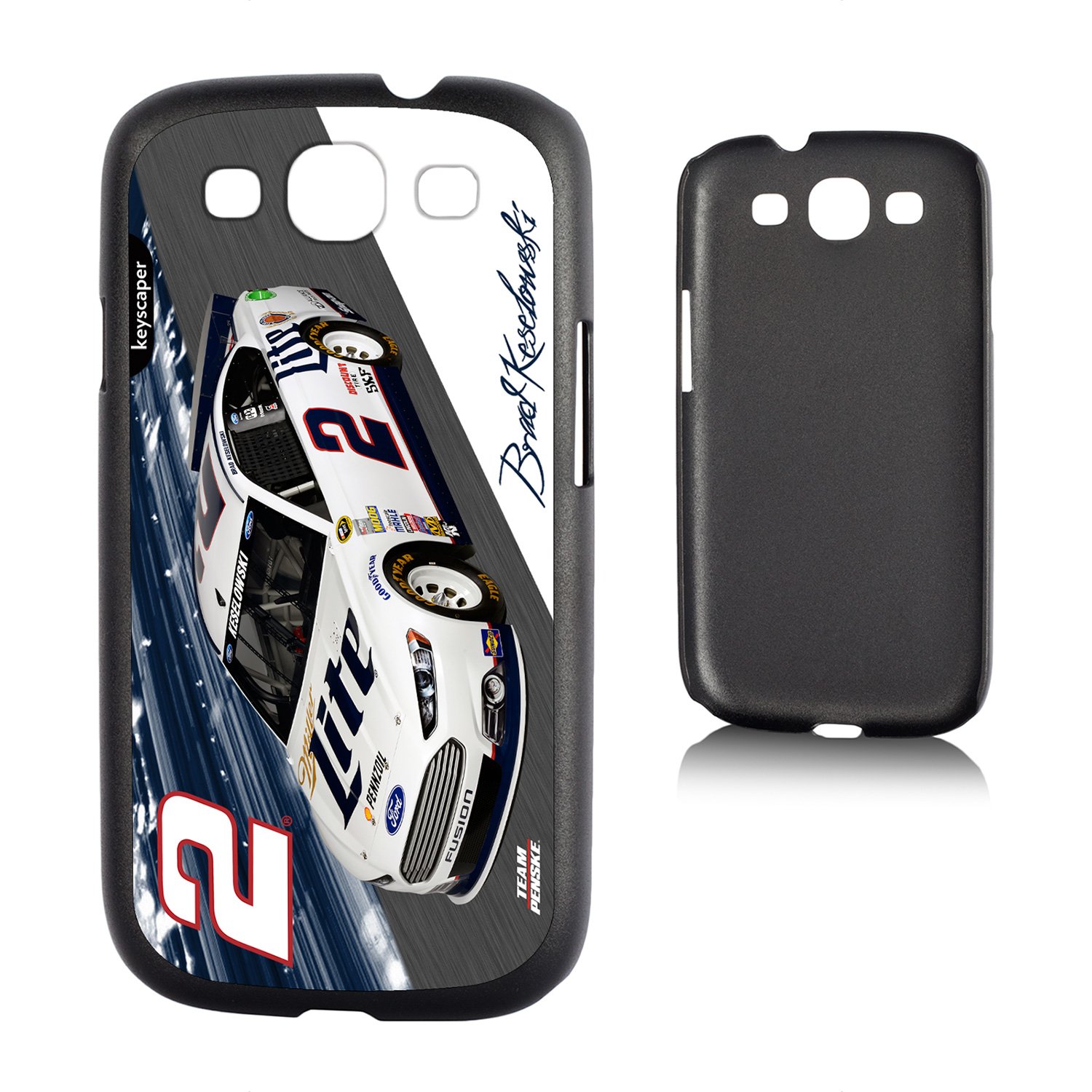 Keyscaper Samsung Galaxy S3 Phone Case - Brad Keselowski 02MILZ for Racing Fans