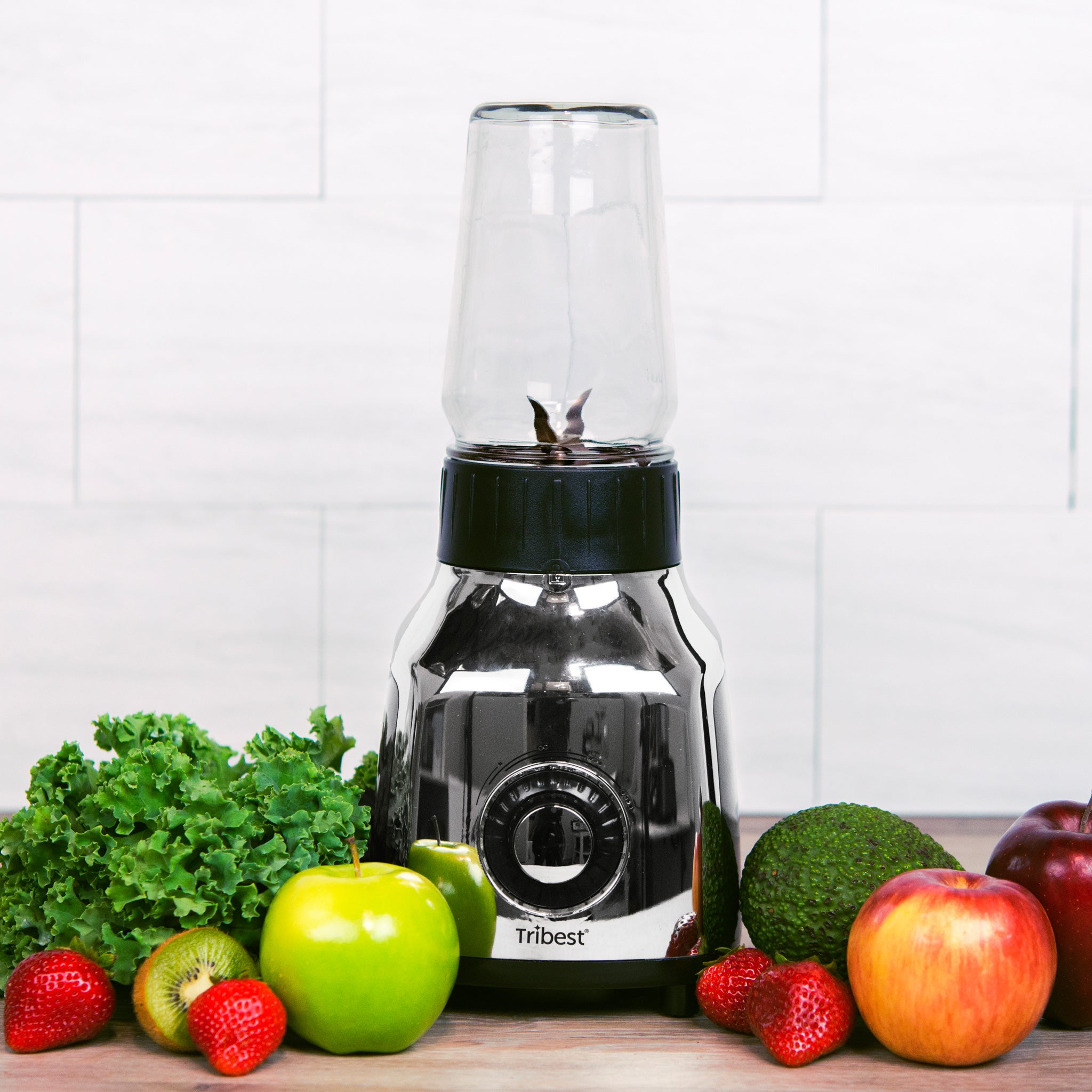 Premium Glass Personal Blender - 600W High-Speed Countertop Blender for Smoothies, Shakes & Meal Prep - BPA-Free, Easy Clean, Perfect for Home, Office & Gym Use
