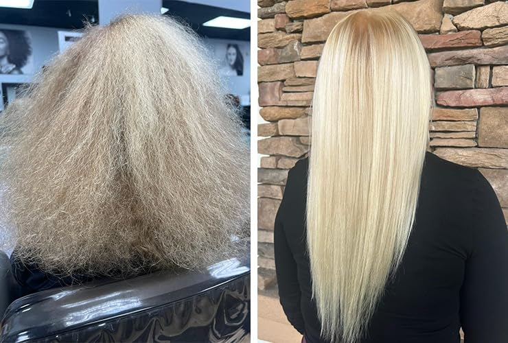 **30 Volume Professional Hair Lightening Gel & Cream with Collagen - Gentle Peroxide Developer for Sensitive Scalp, Strengthens & Brightens Hair, 33.8oz (1L) - Made in Italy - Perfect for Salon & At-Home Hair Lightening**