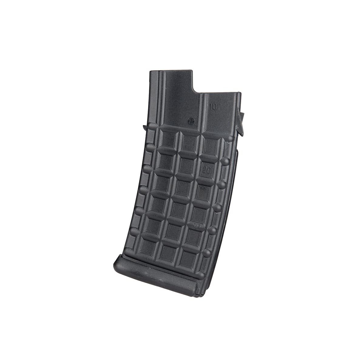 Lancer Tactical x Sentinel Gears 80 Round Mid-Capacity AEG Airsoft Magazine for AUG - Black | Perfect for Milsim, Target Practice & Airsoft Battles