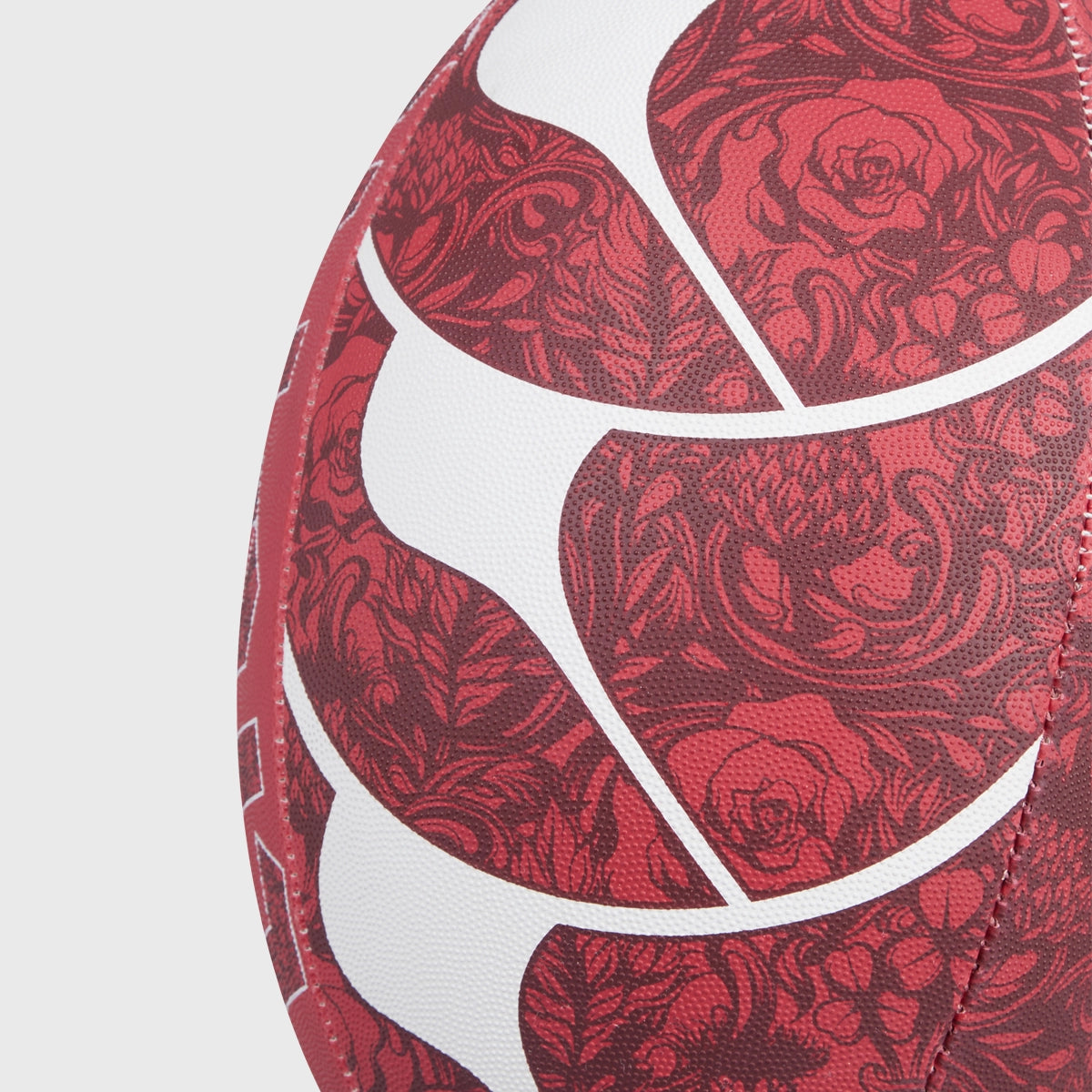 Canterbury British & Irish Lions Thrillseeker Rugby Ball - Official Match Size Red Rugby Ball for Training & Games - Perfect for Rugby Fans, Supporters & Players