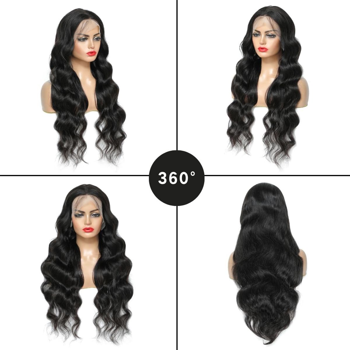 30 Inch Body Wave Lace Front Wigs Human Hair - Pre Plucked 180% Density 13x4 HD Transparent Frontal Glueless Wig with Baby Hair & Natural Hairline - Perfect for Black Women | Everyday Wear, Parties, Cosplay & Special Occasions