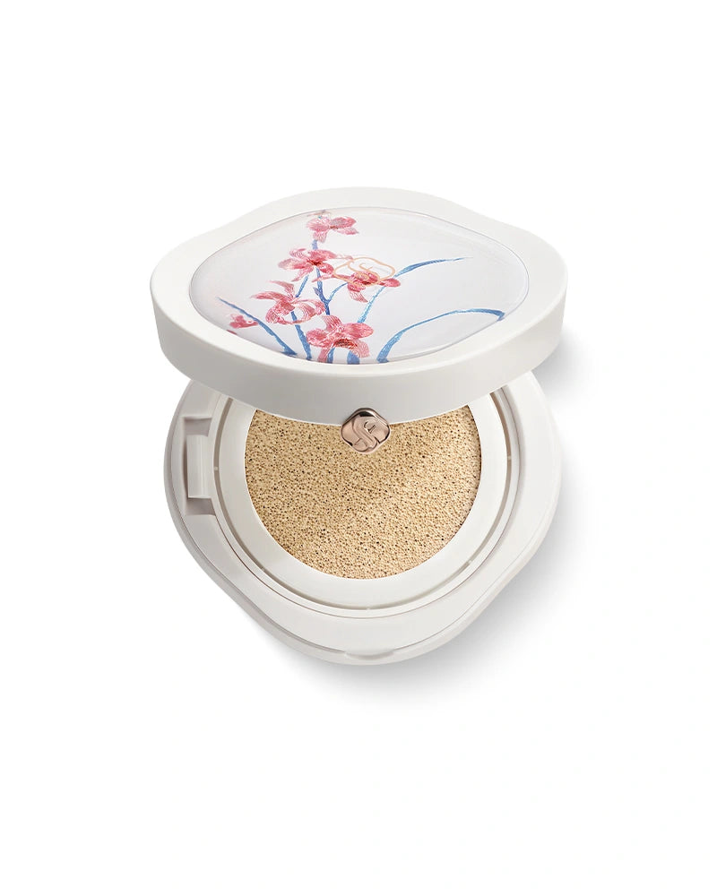 Flawless Jade Breathable Longwear Cushion Foundation - Ode to Embroidery Collection | Lightweight, Buildable Coverage for All-Day Wear | Perfect for Daily Makeup & Special Occasions