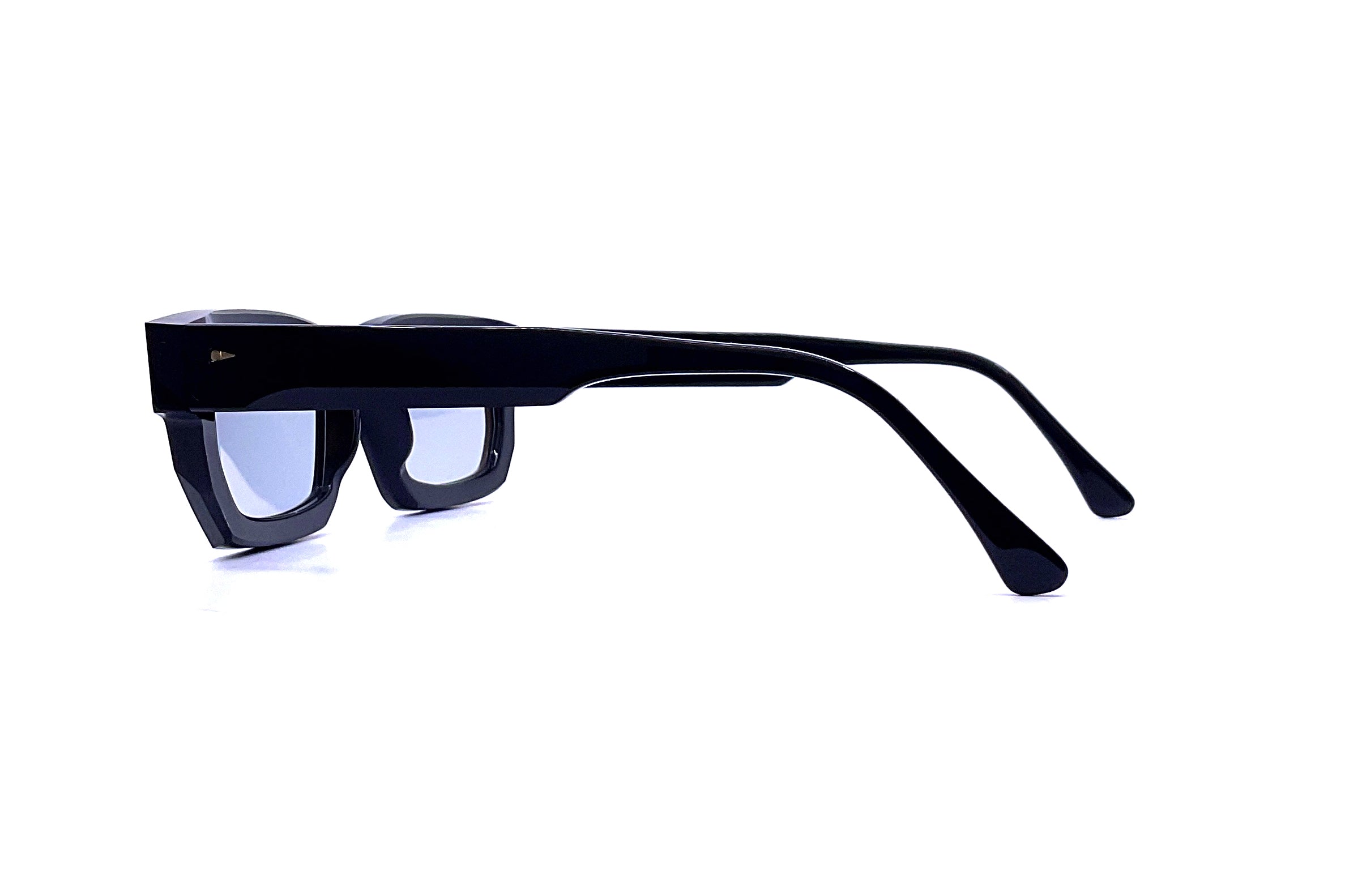 Ahlem Bonaparte Black Sunglasses - Polarized UV Protection Aviator Sunglasses for Men & Women - Perfect for Driving, Travel, and Outdoor Activities