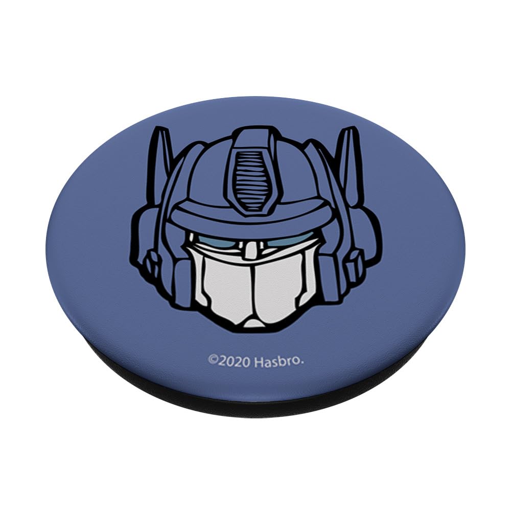Transformers Optimus Prime Head Shot PopSockets Standard PopGrip - Swappable Phone Grip & Stand for Smartphones, Tablets - Perfect for Fans, Collectors, and Daily Use
