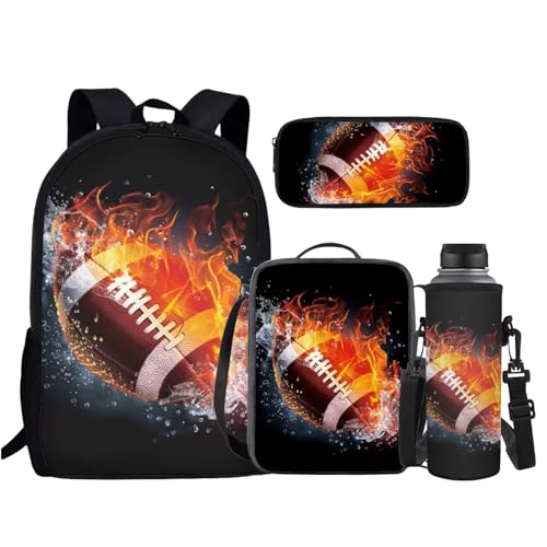 Fire Water American Rugby Printedd