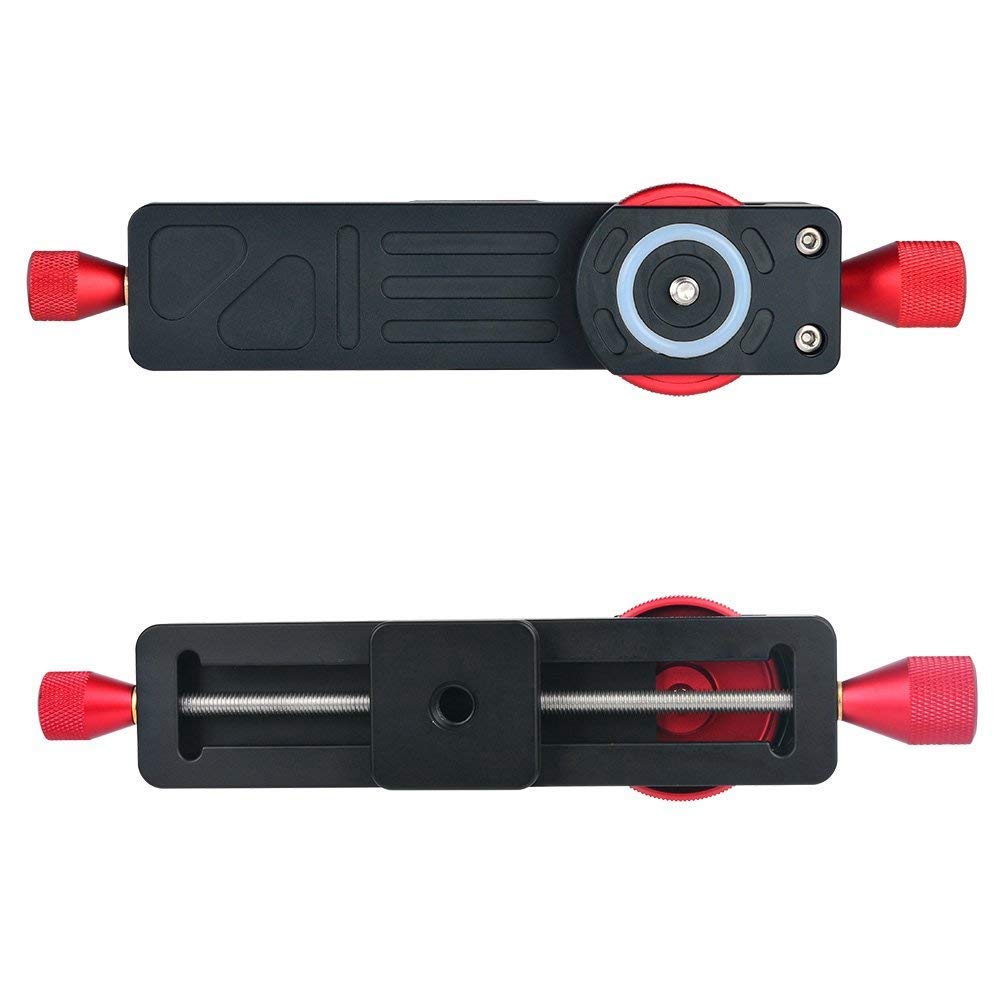 HCLZOE All Metal Worm Drive Macro Rail with Fine Focus - Arca/Lever Clamp Compatible for Precision Photography & Macro Shooting