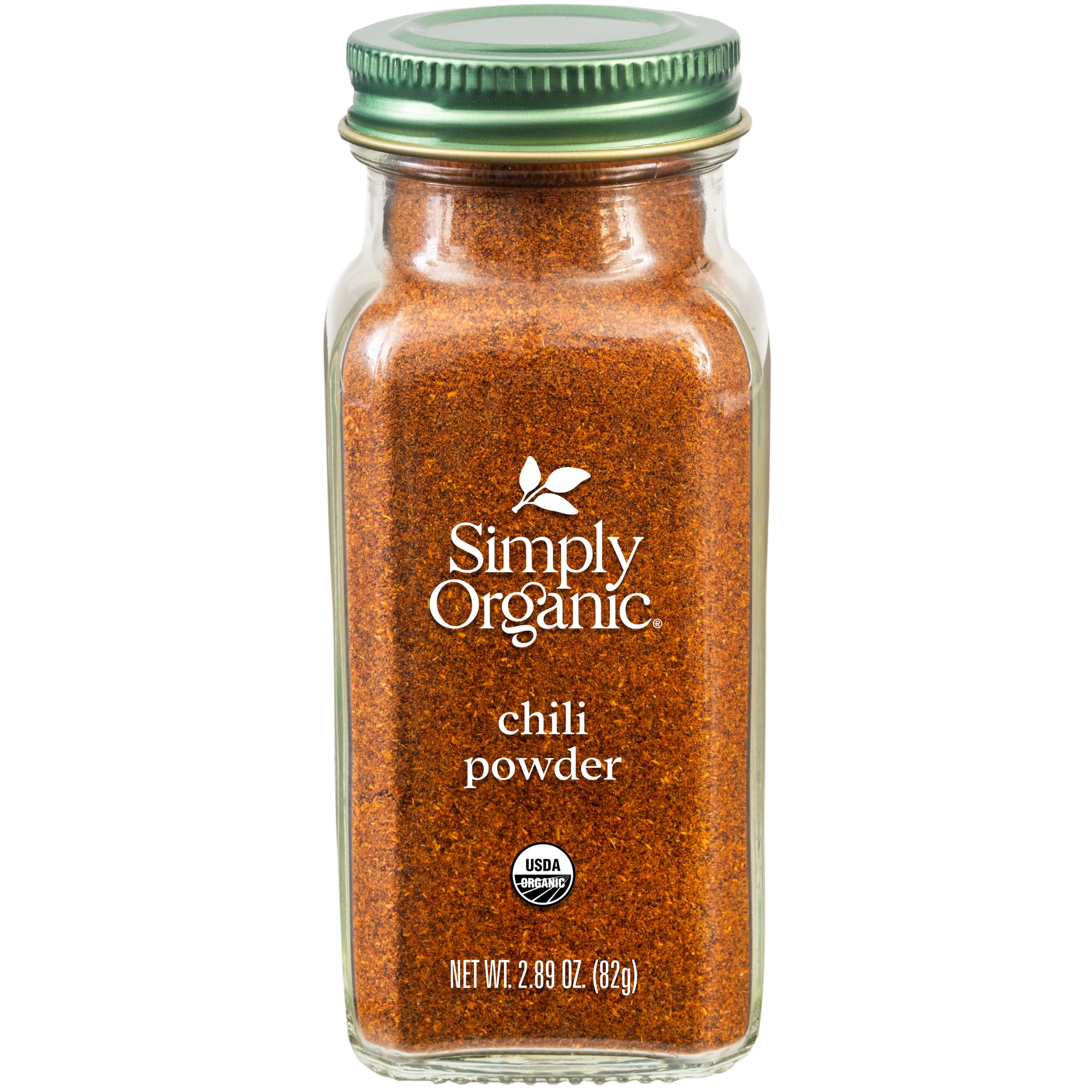 Simply Organic Chili Powder, 2.89 oz | USDA Certified Organic | Perfect for Tacos, Chili & Mexican Cooking | Gluten-Free & Non-GMO
