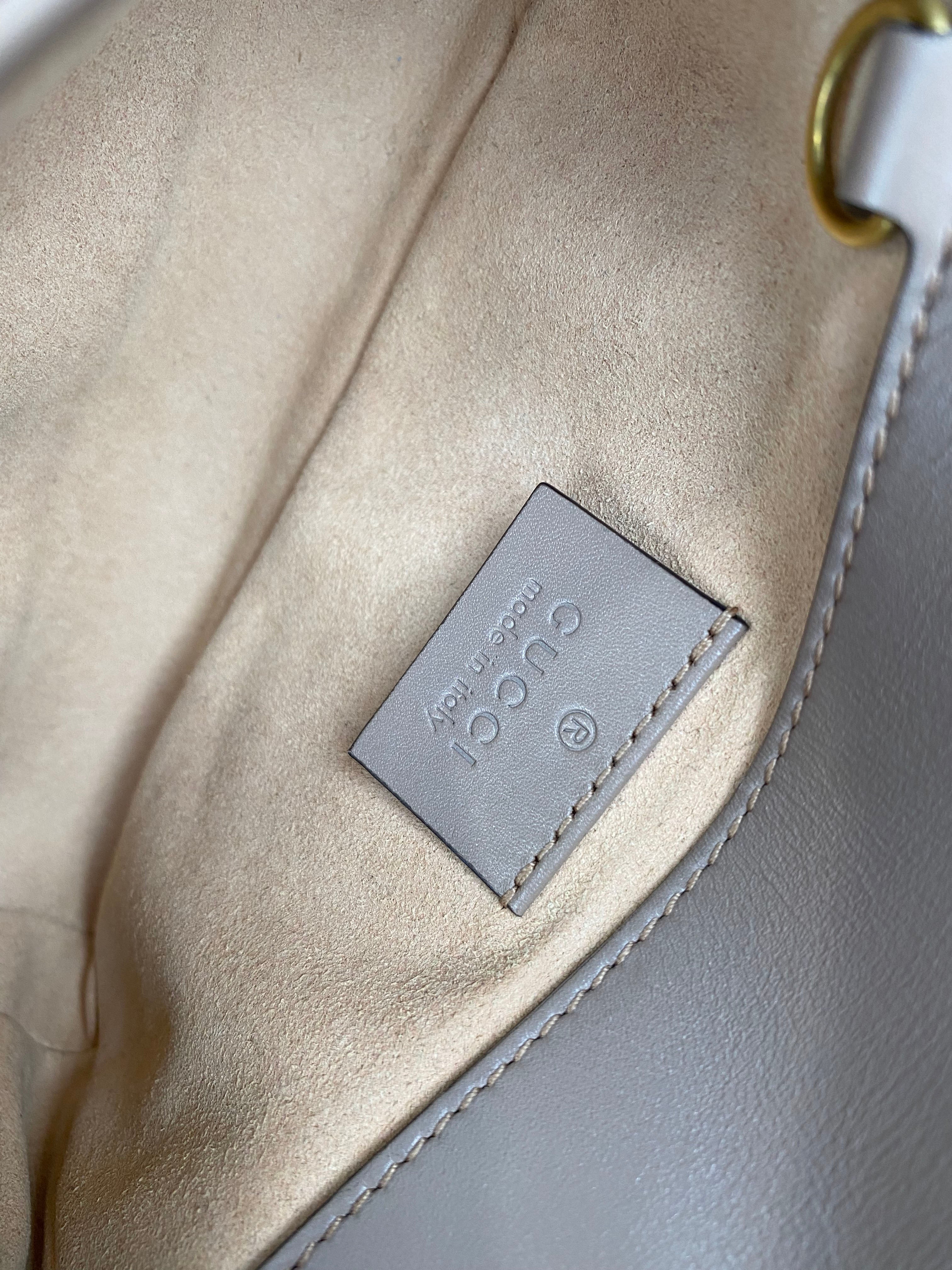 Gucci Dusty Pink Super Mini Marmont Crossbody Bag for Women | Luxury Leather Shoulder Purse | Perfect for Date Night, Parties & Everyday Use