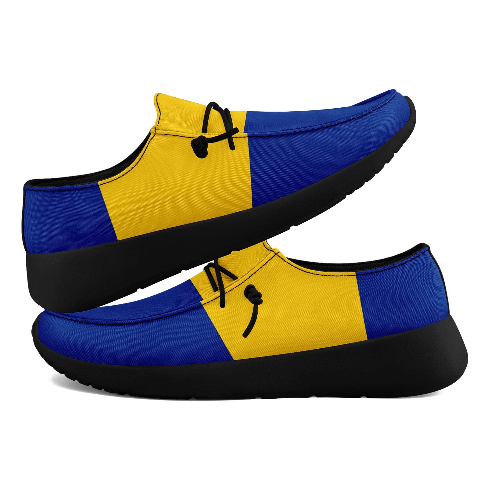 Custom Los Angeles Blue & Yellow Personalized Sneakers - FN018 D020278 - Size 15 - Unique Custom Online Design for Streetwear & Casual Fashion