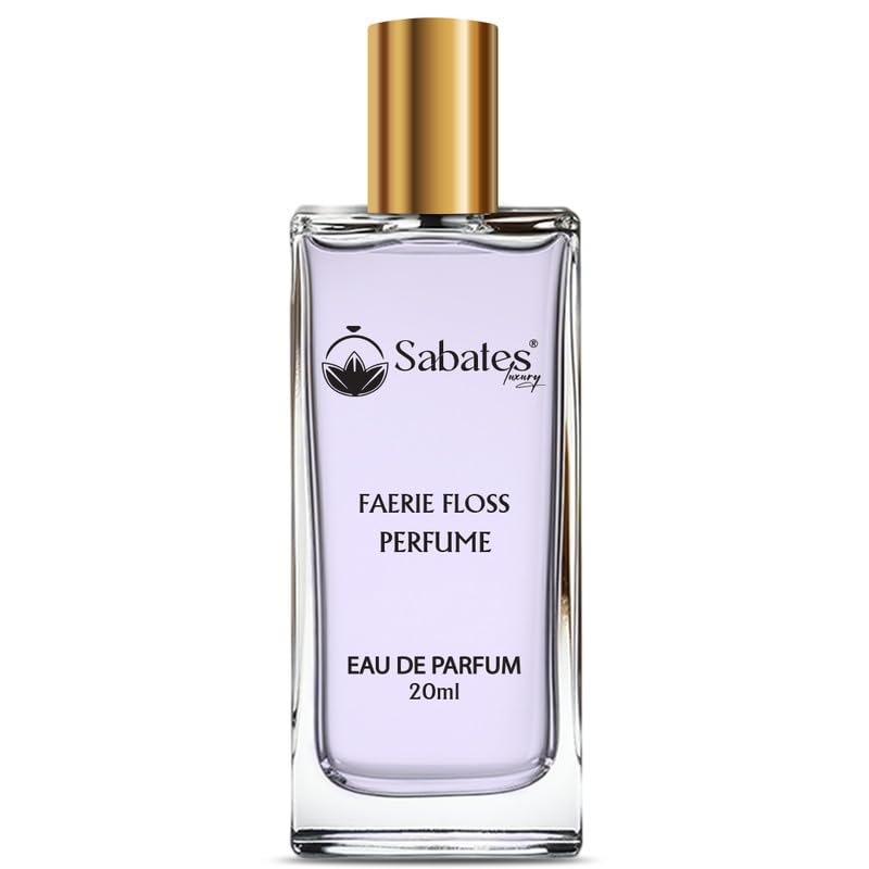 Sabates Faerie Floss Perfume for Women - Long Lasting Eau De Parfum Spray with Delicate Floral Scent | Perfect Gift for Her, Birthday, Anniversary & Special Occasions | Daytime & Evening Wear