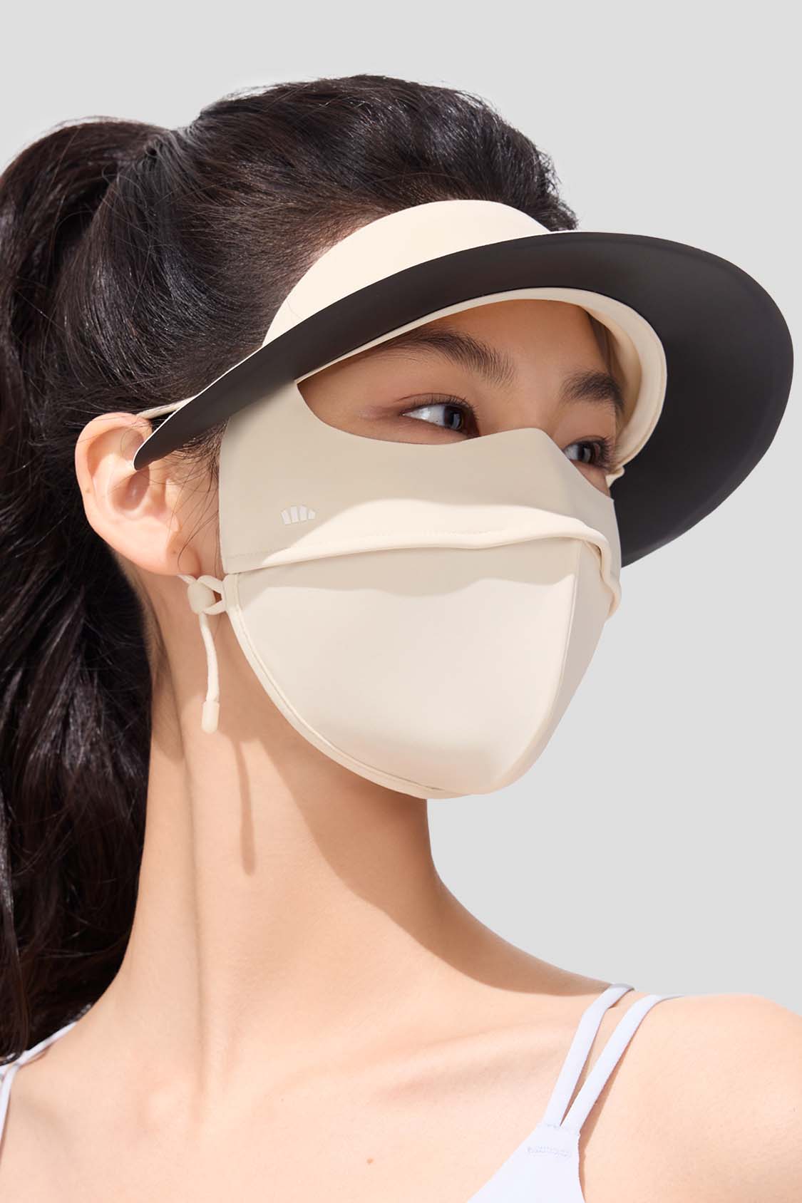 DermaCare UPF50+ Full Face Sun Protection Mask - Advanced UV Blocking for Outdoor Activities, Hiking, and Beach Trips