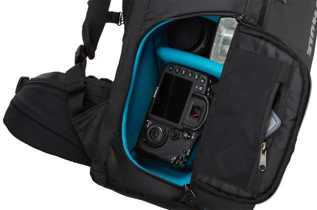 Thule Aspect DSLR Backpack - Waterproof Camera Bag for DSLR & Mirrorless Cameras - Perfect for Travel, Hiking & Outdoor Photography (Black)