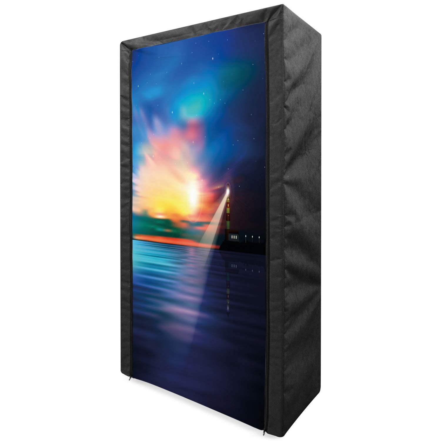 Ambesonne Portable Fabric Wardrobe - 33.5