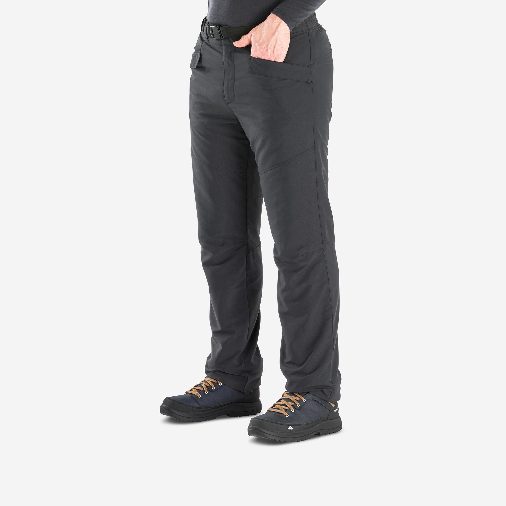 Quechua SH100 Men's Waterproof Hiking Pants - Lightweight, Windproof & Quick-Dry for Outdoor Adventures & Camping