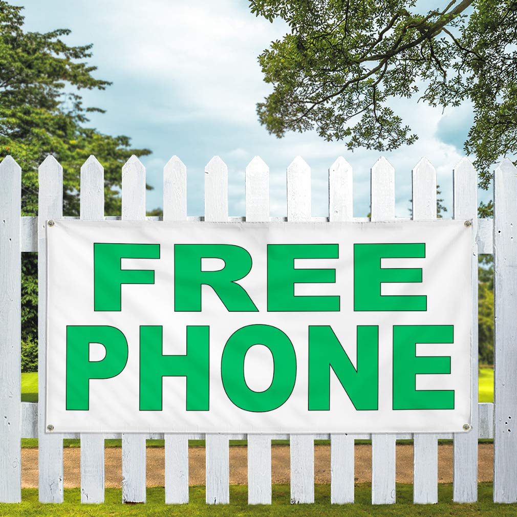 Durable Vinyl Banner - Multiple Sizes (60x144 Inches) with 10 Grommets - Weatherproof, UV Resistant for Outdoor & Industrial Use - Perfect for Yard Signs, Retail Displays, and Event Advertising