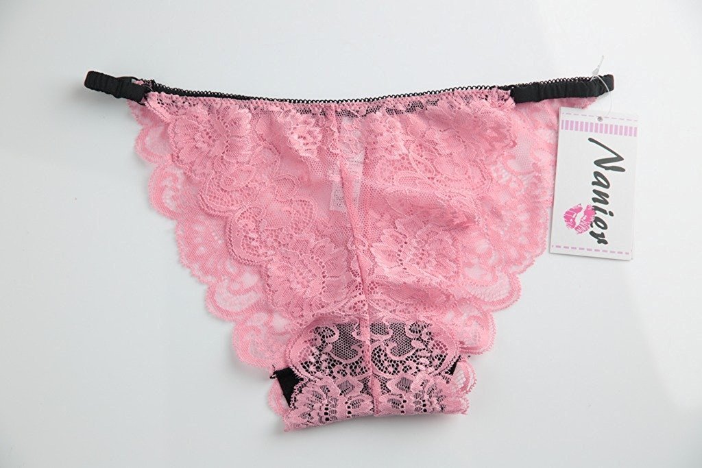 Women's Lace Lingerie Set - Transparent Embroidery Bra & Panties - Comfortable Thin Bralette for Everyday Wear & Romantic Occasions