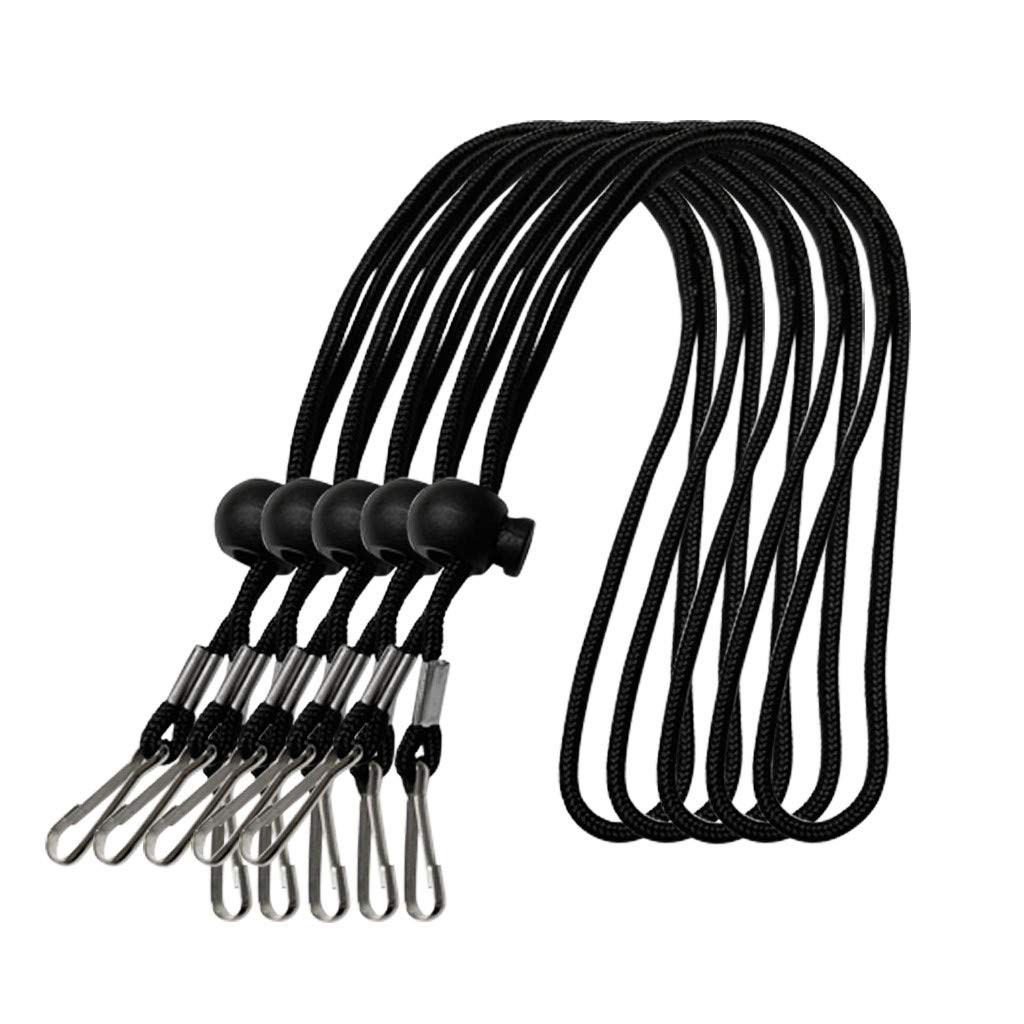 Adjustable Mask Lanyard with Clips - Comfortable Face Necklace Strap for Adults & Women - Perfect for Work & Travel