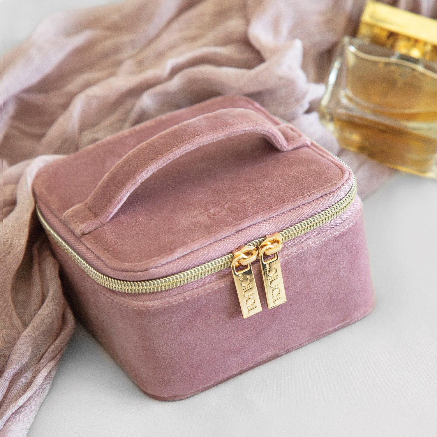 Luxury Velvet Musk Jewelry Box - Elegant Storage for Rings, Necklaces & Earrings - Perfect for Gifts, Travel & Home Organization