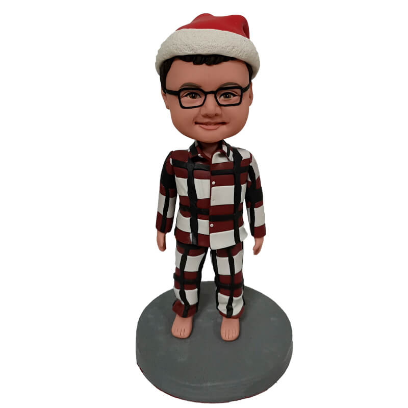 Custom Pajama Boy Bobblehead - Personalized Figurine Gift for Kids & Adults - Perfect for Birthdays, Christmas & Home Decor