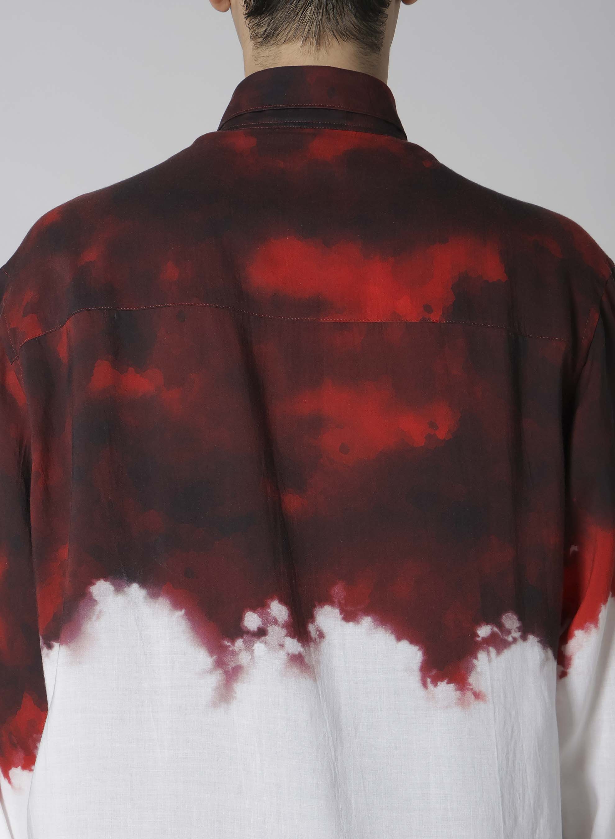 Stylish Red Cellulose Blouse with Unique Uneven Hem - Perfect for Casual Outings, Office Wear & Evening Events