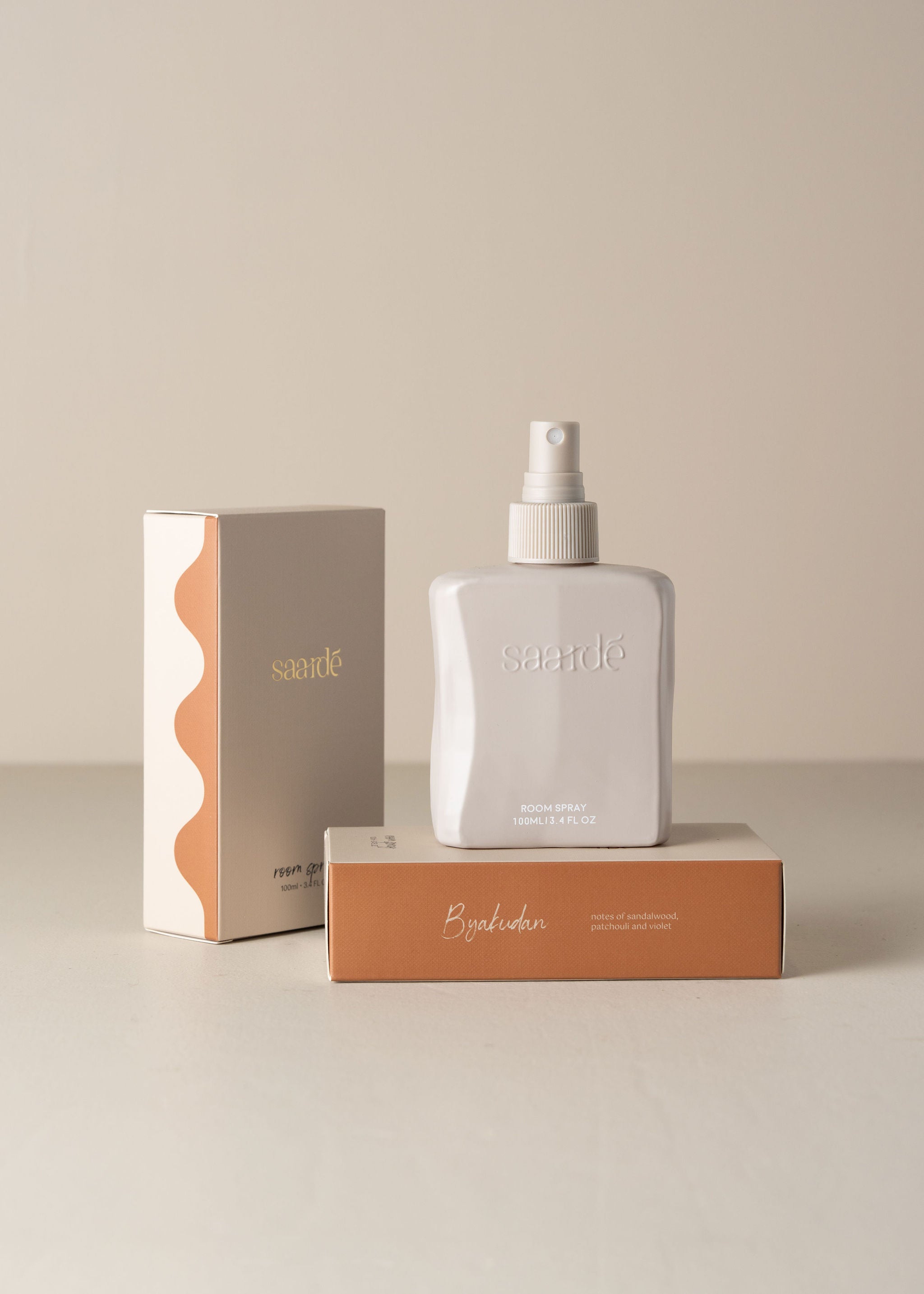 Premium 90ml Room Spray | Byakudan Aromatherapy Essential Oil Mist for Home, Office & Relaxation | Freshen Air & Create a Calming Atmosphere