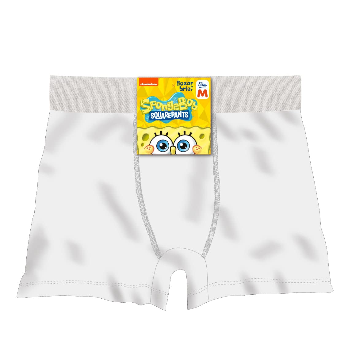 SpongeBob SquarePants Men's Boxer Briefs - Soft, Durable & Comfortable Underwear for Men | Perfect for Sleep, Lounge & Everyday Wear