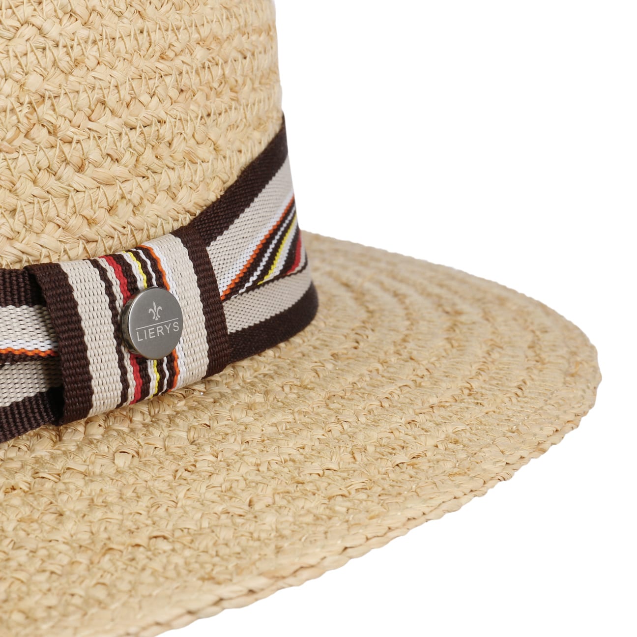 Belrivo Traveller Raffia Hat by Lierys - Stylish Sun Hat for Women, Wide Brim Beach Hat, Summer Vacation Accessory, Perfect for Travel, Beach, Pool, and Outdoor Activities