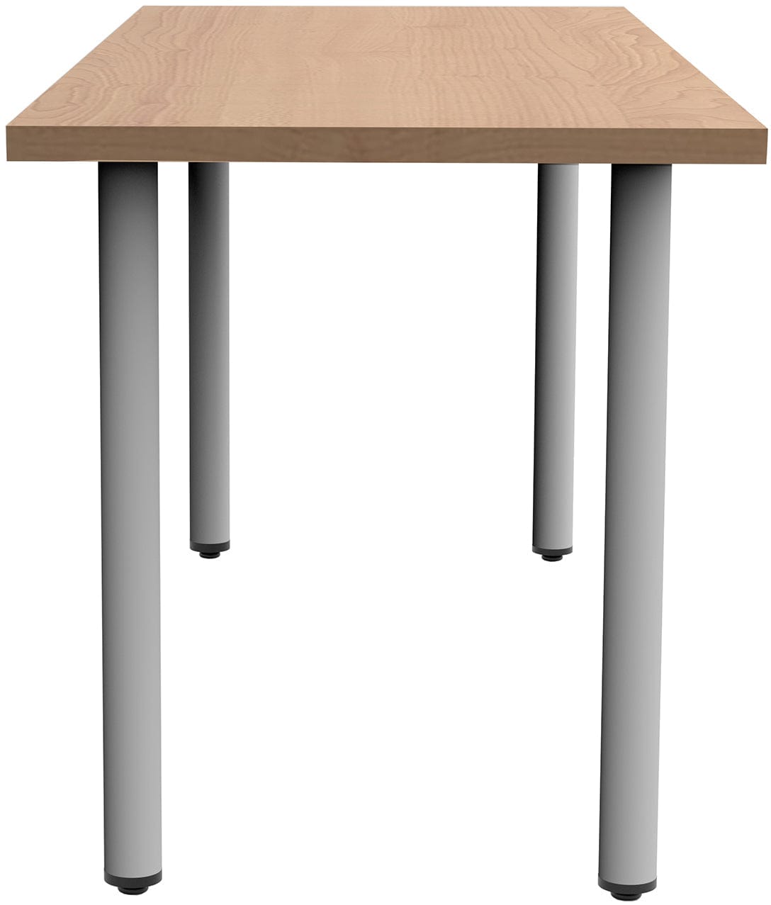 Safco JURNI 60 x 24 Inch Multi-Purpose Table with Post Leg and Glides - Heavy Duty Work Table for Office, Classroom, Conference Room, and Home Use [JN6024NFXPGL]