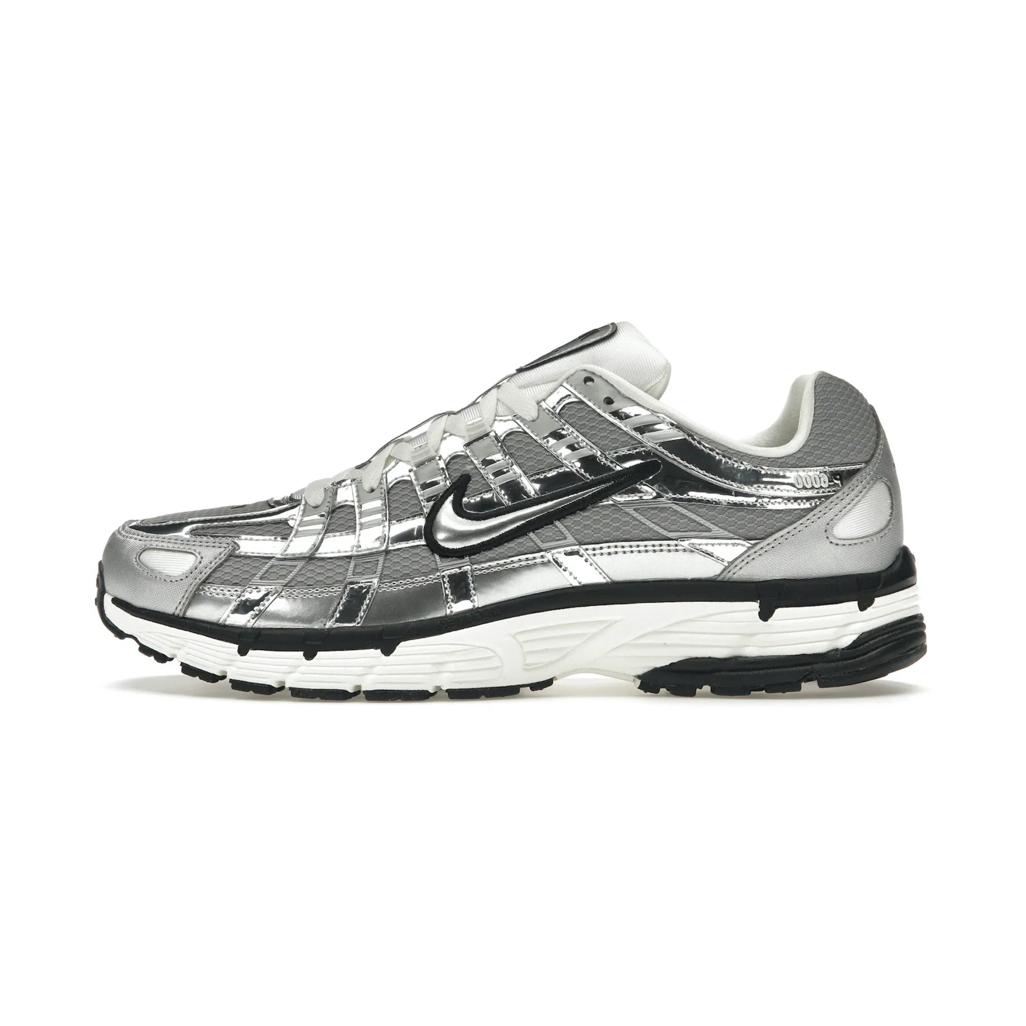Nike P 6000 Running Shoes - Metallic Silver - Lightweight Cushioned Sneakers for Men & Women - Perfect for Jogging, Gym Workouts & Everyday Wear