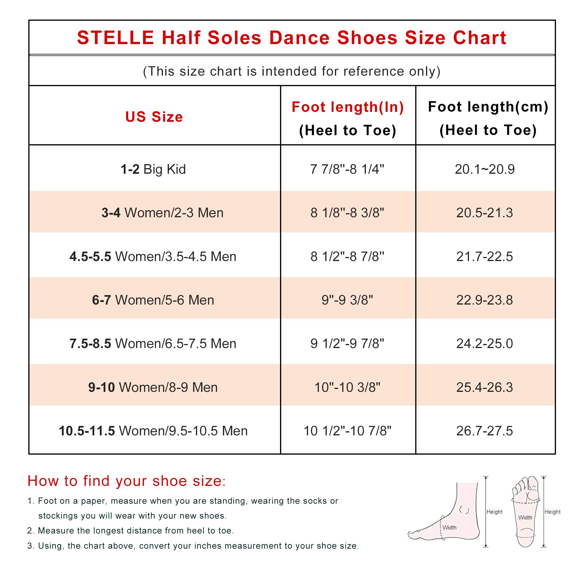 Stelle Leather Half Soles Dance Shoes for Women - Lyrical Pirouette Turners for Turning (Girls/Boys/Men/Adult) - Perfect for Ballet, Jazz & Contemporary Dance Practice