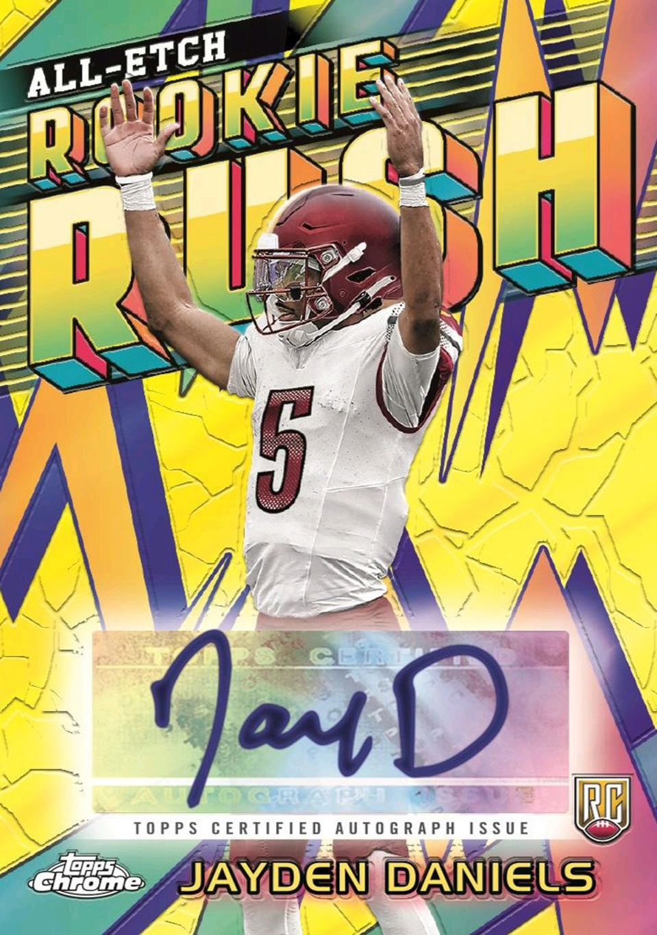 2024 Topps Chrome Football Hobby Box - 3 Box Set with #8 Random NFL Teams - Perfect for Collectors, Fantasy Sports & Game Day Trading