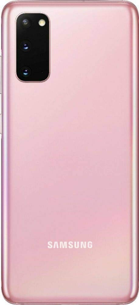 Samsung Galaxy S20 5G 128GB Unlocked Smartphone - Verizon Compatible, No SD Card - Cloud Pink (Renewed) | Perfect for Streaming, Gaming & Business Use