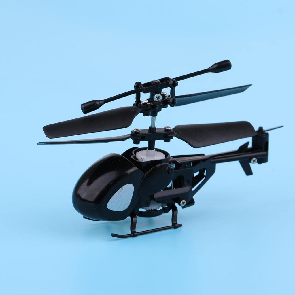 Enakshi 2.5 Channel Mini RC Helicopter Toy - Micro Plastic Remote Control Helicopter for Kids & Adults (Black) | Indoor Flying Toy for Birthday Gifts, STEM Learning & Family Fun