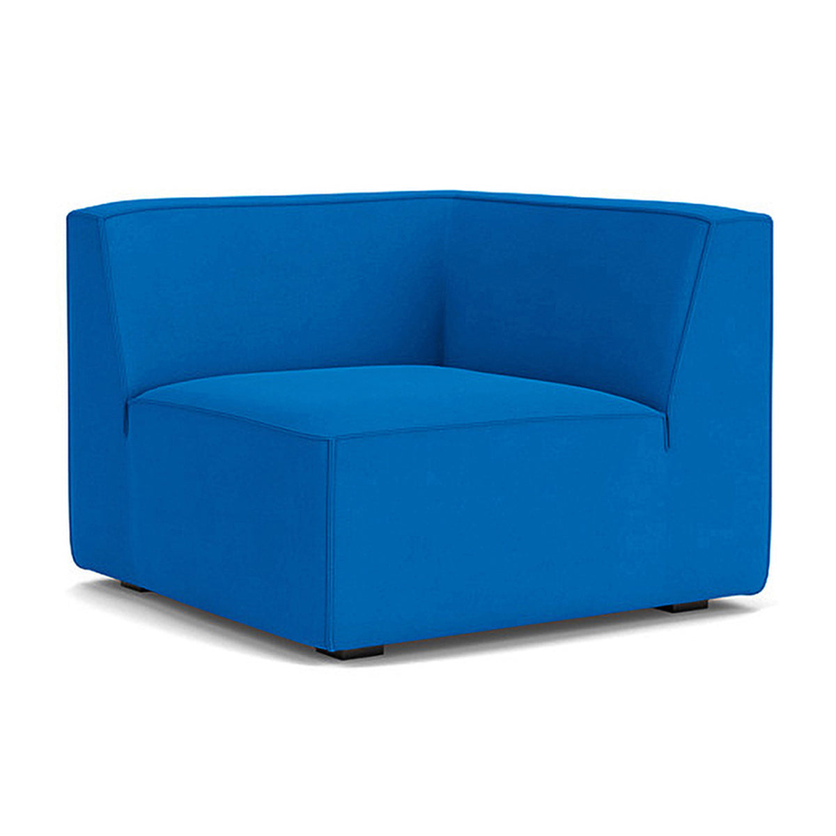 Modern Dane Fabric 1-Seater Left Corner Modular Sofa - Compact Sectional Couch for Small Living Rooms & Apartments